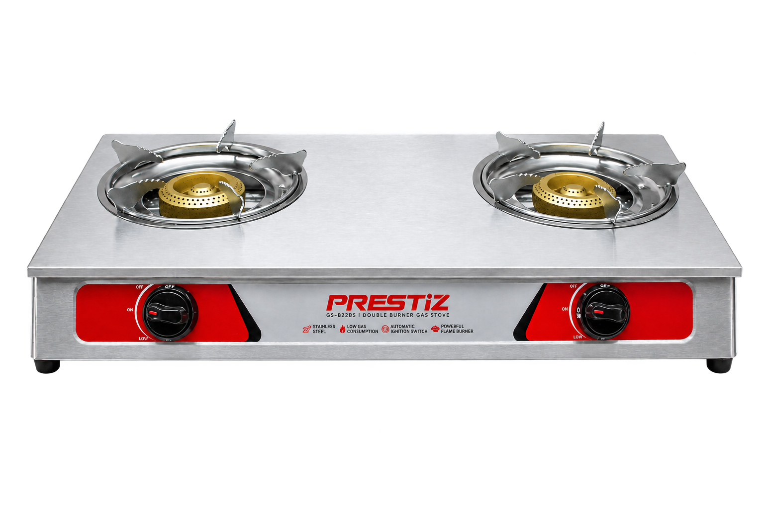 2-Burner Stainless Steel Gas Stove  GS-B22BS